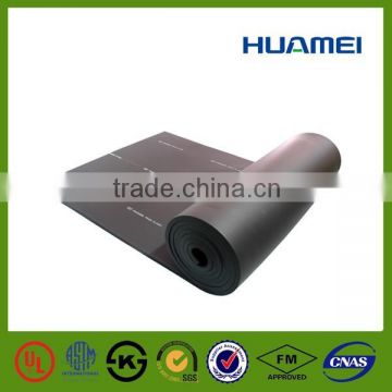 Huamei embossed texture elastomeric rubber foam insulation sheet