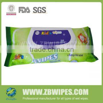 Refreshing Non Alcoholic Kids Wet Wipes China Supplier