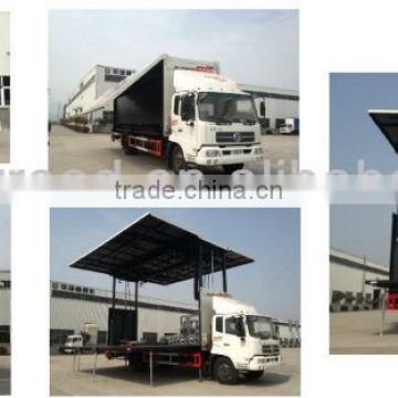 Multifunctional mobile stage,mobile stage truck