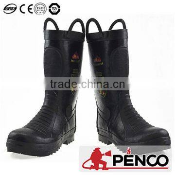 fire fight fire retardant rubber oilproof acid resistant steel toe cap flame retardant