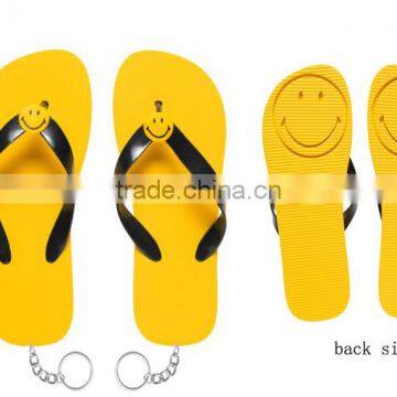 yello simile slipper keychain