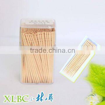 350pcs per square jar one point wooden toothpick