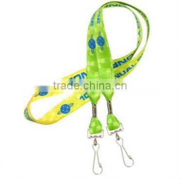 Double Hook Lanyard with Card Holder