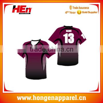 Hongen customize blank soccer jersey oem service /team name design soccer jerseys
