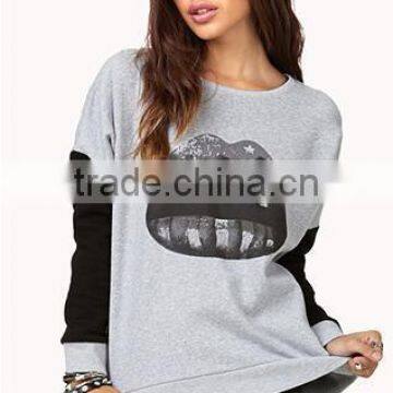 sublimation wholesale custom crewneck embellished sweatshirt