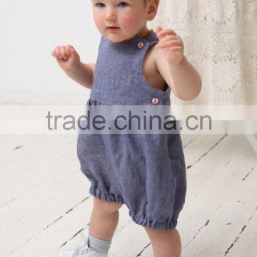 Newborn Baby Boy Orangic Cotton Shortall Cute Fashion Plain Jon Jon Romper