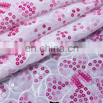 Tokay lace wholesale rainbow silk organza lace fabric