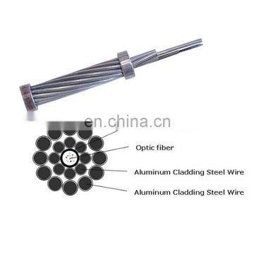 12f 24f 48f overhead ground wire aluminum fiber optic cable OPGW