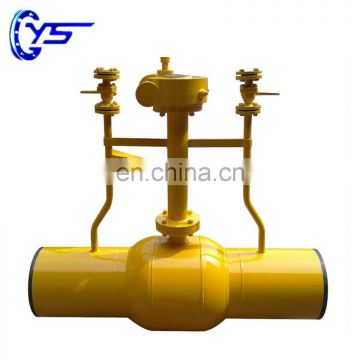 Extension rod control Buried Welded Ball Valve For Urban water supply City heating