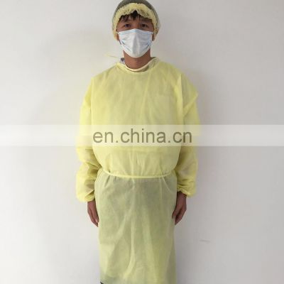 PPE Protective Isolation Gowns With CE Disposable Gowns Fluid Resistant