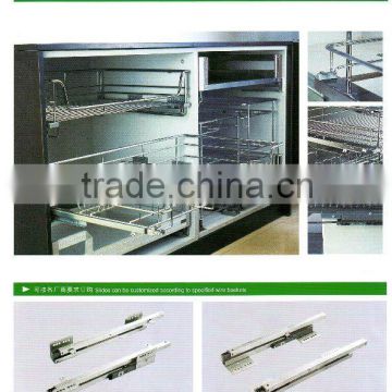 slides for basket & sterilization cabinet