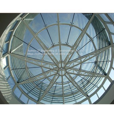 Xuzhou LF prefabricated dome glass roof structure