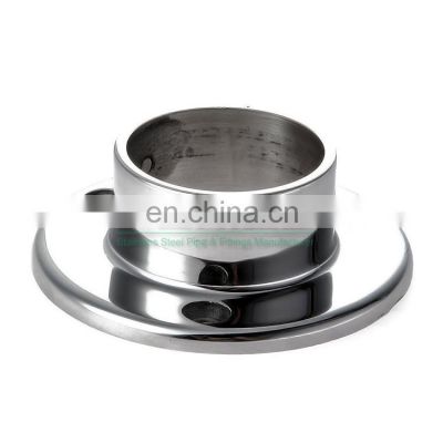 Pj-B297 Stainless Steel Pipe Flange Fittings Wall Decoration Railing Tube Flange