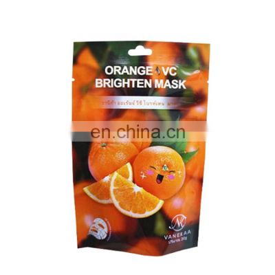 Custom Printed Matte Mylar Stand Up Pouch with Hang Resealable Ziplock Plastic Bag Food Flexible Zipper Bags for Dried Fruit