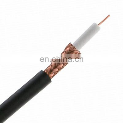 RG6 RG8 RG11 RG58 RG59  shield Coaxial Cable with messenger 1000FT CCTV CATV TV system shielded coax cable