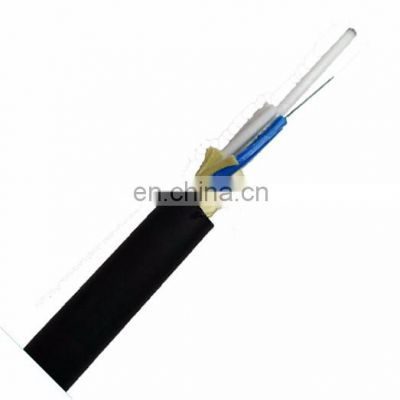 Cable manufacturer Mini span HDPE jacket single mode ADSS 24 core fiber optic cable