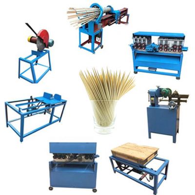 Automatic ToothPick Bbq Sticks Maker Wooden Kebab Meat Skewer Bamboo Toothpick Making Machine