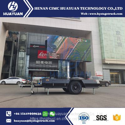 HY T155 LED display screen  trailer manufacturer