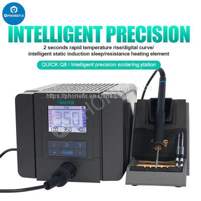 Quick Q8 110V/220V Intelligent Electric Precision Soldering Iron Station For Phone Motherboard Welding Repair