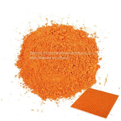 Low Price Orange Glass Powder Mosaic Pigment