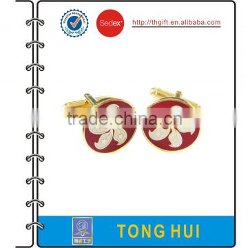 Metal Cufflinks with hongkong logo