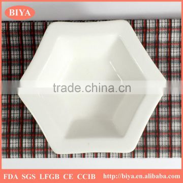 star dish strengthen durable porcelain personalized star shape dish or ceramics six sides or six angles dish