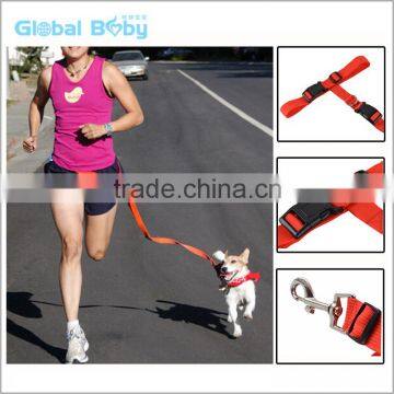Best selling adjustable nylon running pet leash hands free dog leash for jogging                        
                                                Quality Choice