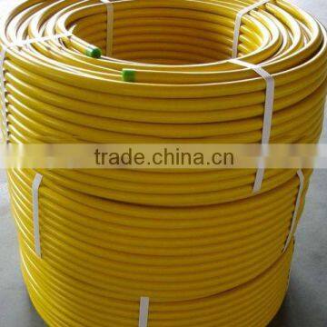 Yellow Flexible gas pipe