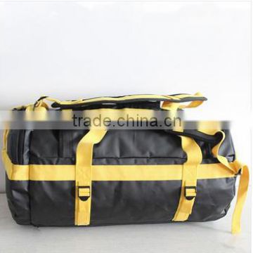 2016 hot sell sport duffels bags 500D waterproof tarpaulin duffel bags travel duffel bags