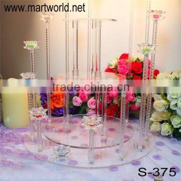 Magnificent acrylic cake stand with 3-tier for wedding decoration & home & party & event(S-375)