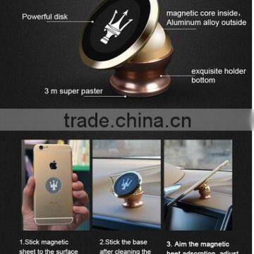 Cars with 360-degree rotation Universal magnetic navigation mobile phone holder creative Alice                        
                                                                                Supplier's Choice