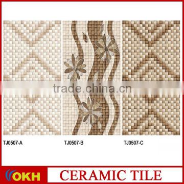 indian cheap ceramic wall tile ,building materials 12x8 #TJ0507