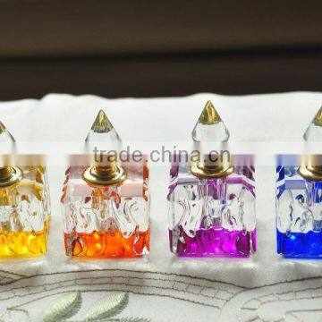 elegant 3ml small crystal perfume bottle