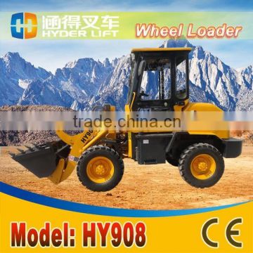 4wd 40hp tractor with front end loader and backhoe