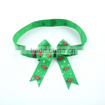 Pre made christmas satin ribbon bows