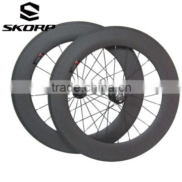 88mm 700C Carbon Bike Wheels Fixed Gear Wheelset Carbon Wheel