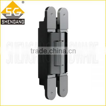 180 degree Zinc alloy and aluminium alloy 200kg adjustable conceal hinge for heavy door