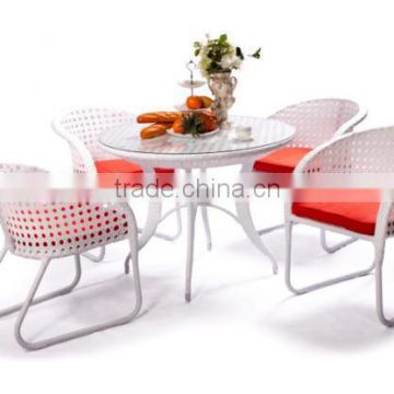 New Design Outdoor Garden Furniture Dinning Set wicker rattan chair table