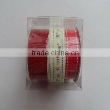 printed christmas fancy ribbon