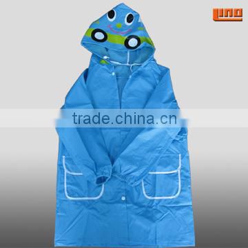 Children's PVC Polyester Long Waterproof Raincoats