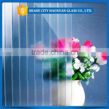 Low price rain decorative pattern glass