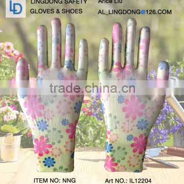 hot sales pu gloves, safety gloves, industrial gloves