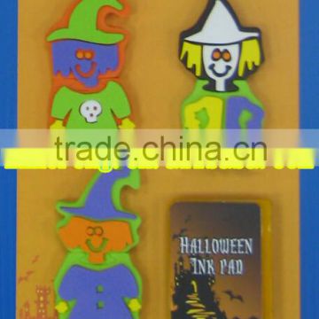 new design hallowen DIY eva stationery kids toy stamps