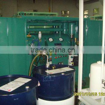 Oil reclamation system for reconditioning transformer oil series