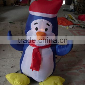 Inflatable Christmas penguin