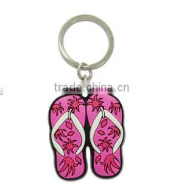 Fashion custom promotion slipper shaped keychain,Personalized Cheap Custom Keychain