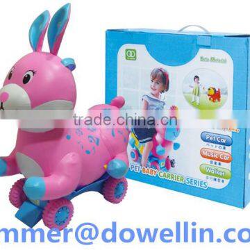 new kids toys for 2014.baby learning walker.the rabbit style.