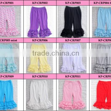 2016 high quality wholesale Hot Selling New Fashion Design Cotton ruffle pants