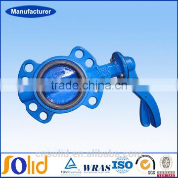 Cast Iron Wafer Type butterfly valve with hand lever DN80