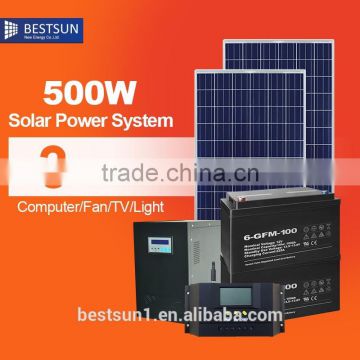 BESTSUN BFS-500W Top selling off-grid solar power system home for sale